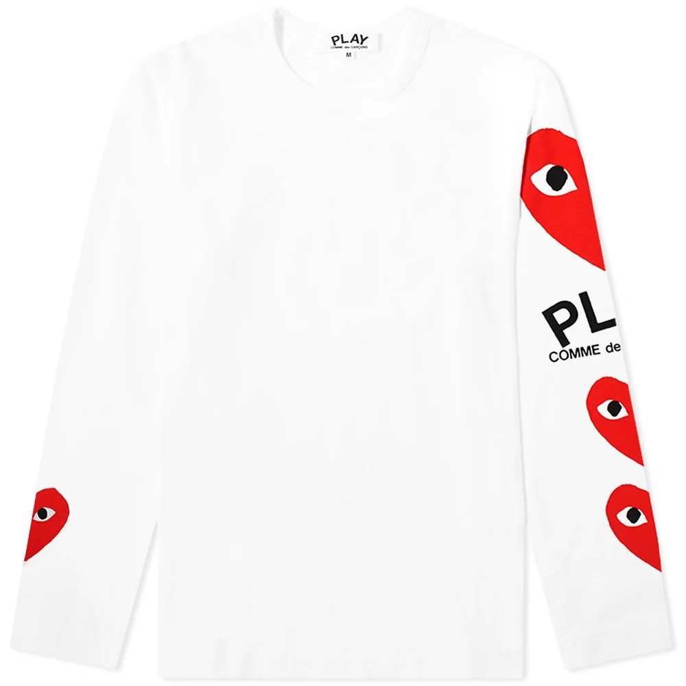 Chemise à manches longues pour femme CDG Play Chemise à manches longues pour femme CDG Play